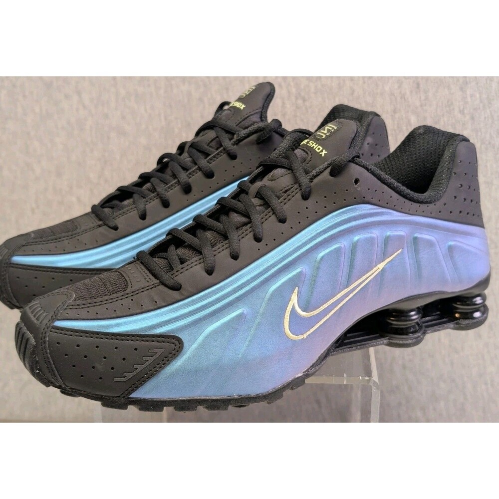 Nike Shox R4 Men's Shoes Sapphire Light Liquid Lime Multi  IF4849 500 size 11.5